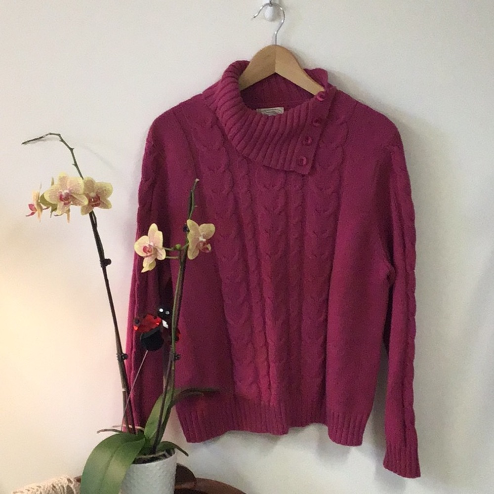 Northern Reflections purple /pink sweater GUC